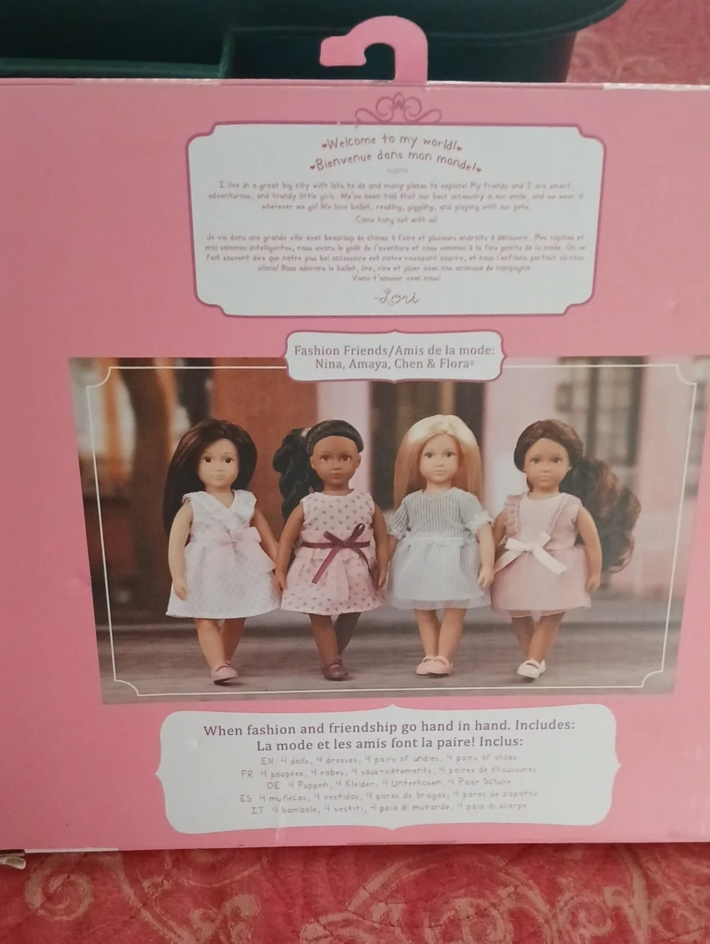 10-Piece Fashion Doll Set - Assorted Blonde, Brown, Black